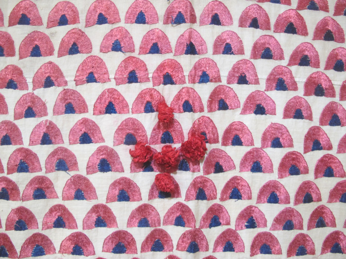 Unusual Sindh Silk Embroidered Shawl